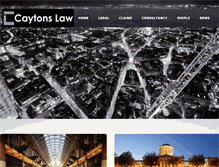 Tablet Screenshot of caytonslaw.com
